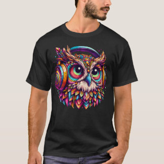 Rave Rainbow Uggla House Edm Festival Raver Animal T Shirt