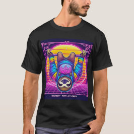 Rave Sloth - Synthwave T Shirt