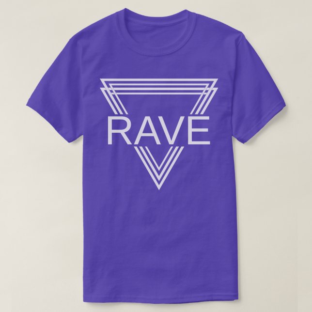 Rave Techno House Party EDM Festival Goa Electro 4 T Shirt (Design framsida)