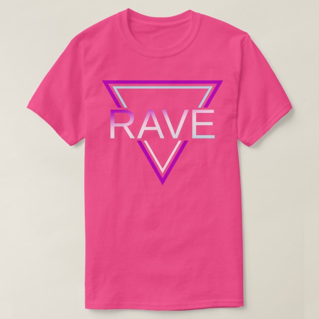 Rave Techno House Party EDM Festival Goa Electro T Shirt (Design framsida)