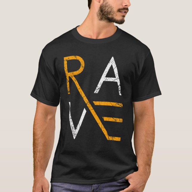 Rave Techno Music Techno Party Raver T Shirt (Framsida)