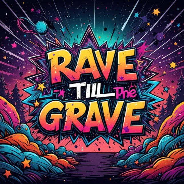 rave till graven t shirt (rave till the grave)