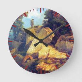 Rävejakt Josef Navrátil  Efter 1850 Rund Klocka