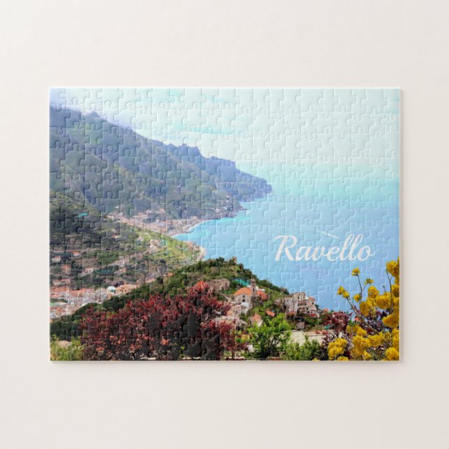 Ravello, Amalfi Kusten, Italien - italiensk lärare Pussel (Horisontell)