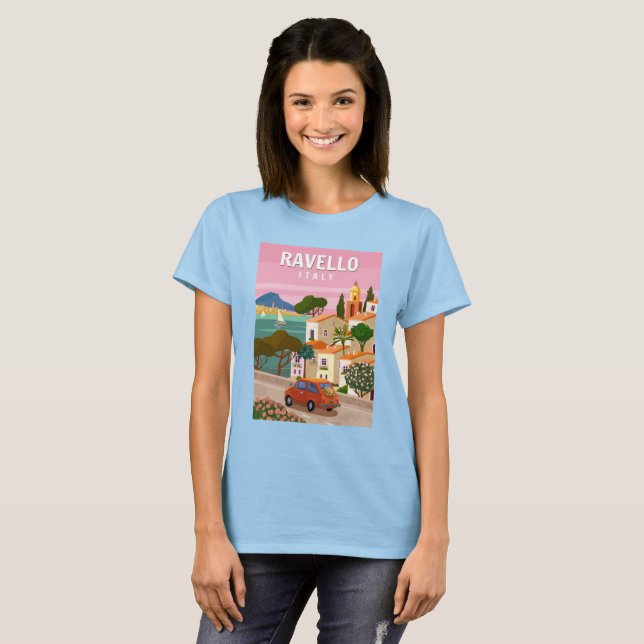 Ravello, Italien T Shirt (Hel framsida)