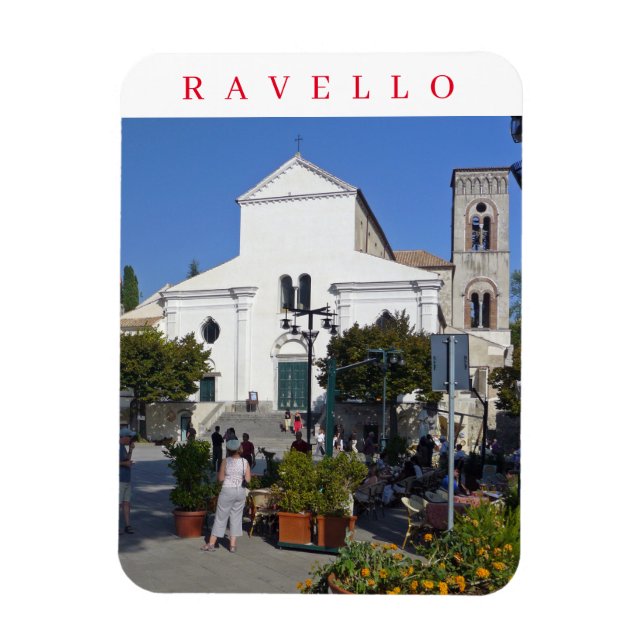 Ravello kyrkans visningsmagnet magnet (Vertikal)