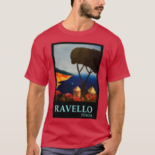 Ravello Salerno Italien View of Amalfi Kusten från T Shirt