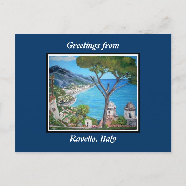 Ravello, vykort för Italien (Framsida)