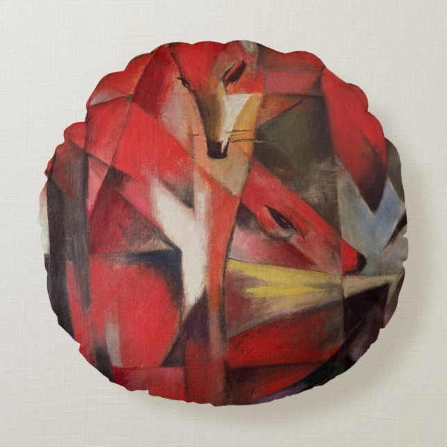 Räven, 1913 2 rund kudde (Framsidan)