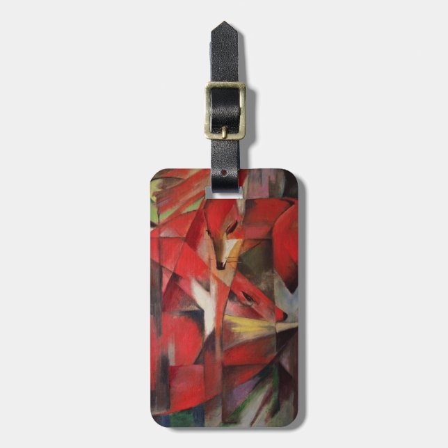 Räven, 1913 bagagebricka (Vertikal Framsida)