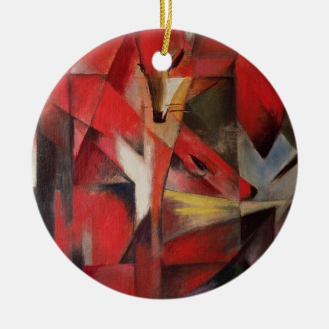 Räven, 1913 julgransprydnad keramik (Framsidan)