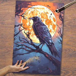 Raven 2 Halloween Decoupage Papper