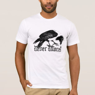 Raven Aldrig mer T-shirt