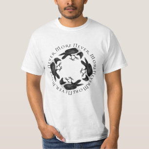 Raven Aldrig mer T-shirt