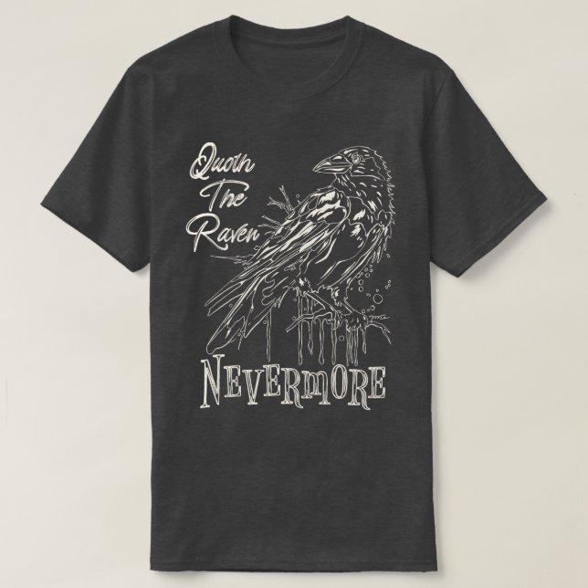 Raven Allan Poe Ickmore T Shirt (Design framsida)