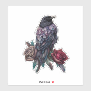Raven and Roses Vacker Klistermärken