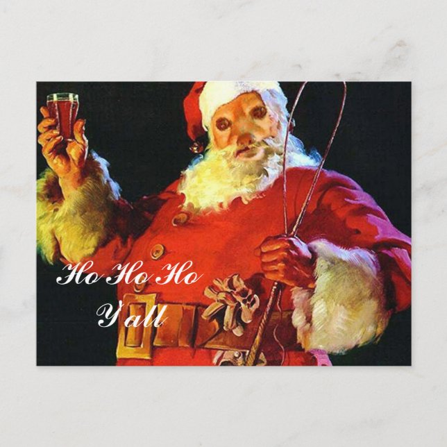 Räven är en annan Santa, Ho Ho Ho Helg Vykort (Framsida)