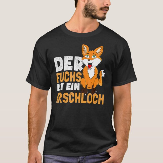 Räven Är En Taskig  Höns T Shirt (Framsida)
