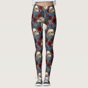 Raven är hemlig. Mörk och illustration av moody sp Leggings