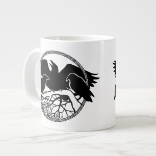 Raven Art Jumbo Muggar Coola Kråka Art Kopp och Mu