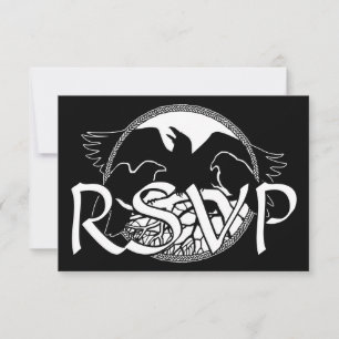 Raven Art OSA Personlig Native Art Card Inbjudningar