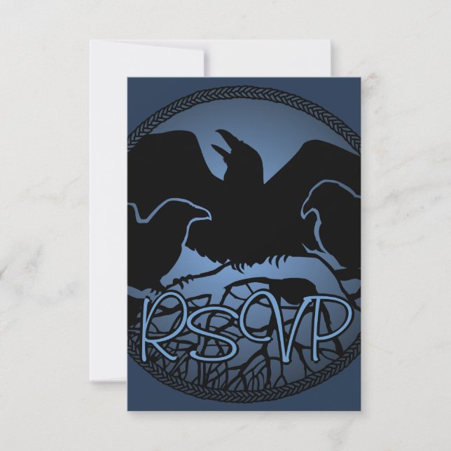 Raven Art OSA Personlig Native Art Card Inbjudningar (Framsida)