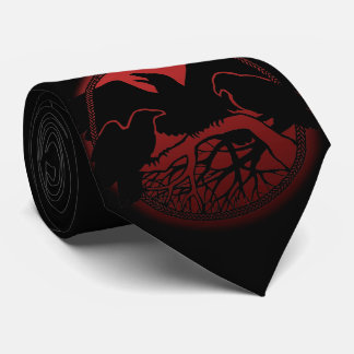 Raven Art Ties Wildlife-Kråka/Raven Necktie-gåvor Slips