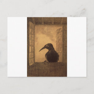 Raven av Odilon Redon Vykort