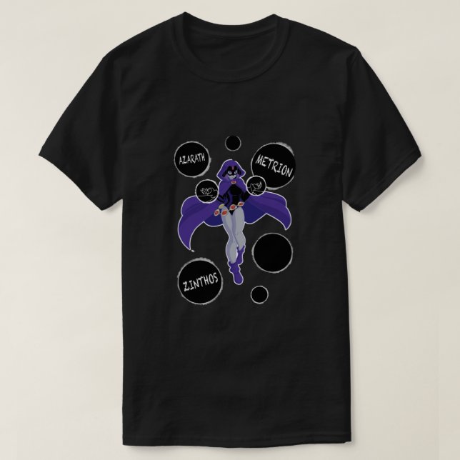 Raven - Azarath Metrion Zinthos Classic T Shirt (Design framsida)