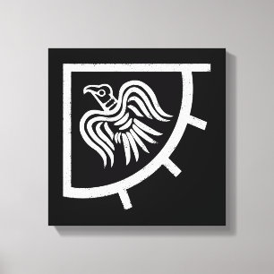 Raven Banner Viking Flagga Canvastryck