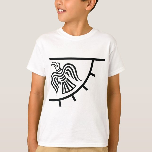 Raven Banner (Viking Flagga) T Shirt (Framsida)