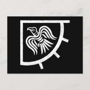 Raven Banner Viking Flagga Vykort