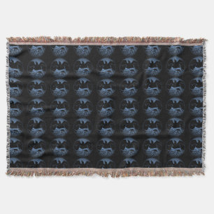 Raven Bird Blanket Spirit Animals Throw Blankets Filt