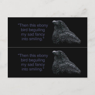 Raven Bok-markörer Vykort