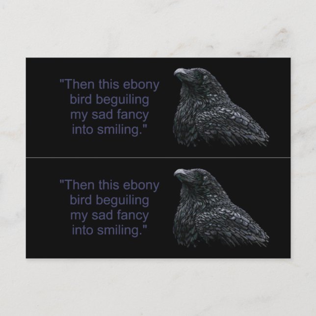 Raven Bok-markörer Vykort (Framsida)