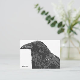 Raven Bokmärken Anteckningskort
