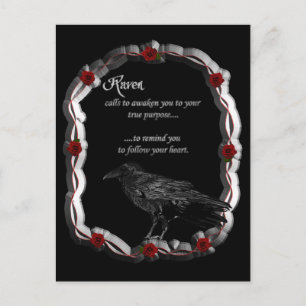 Raven Calling Vykort