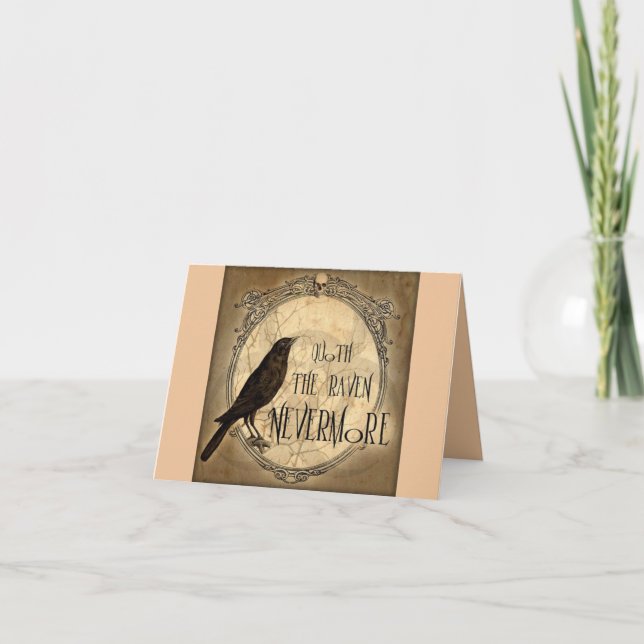 Raven Card Tack Kort (Framsida)