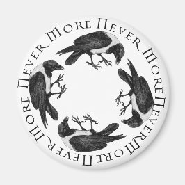 Raven Circle Magnet