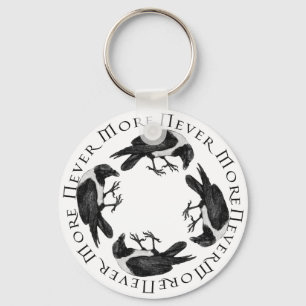 Raven Circle Nyckelring