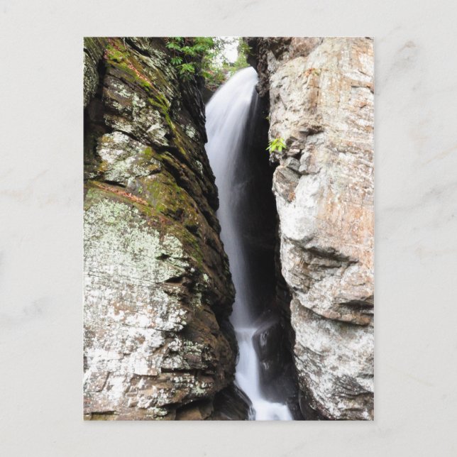 Raven Cliff Falls Waterfall Helen GA Postcard Vykort (Framsida)