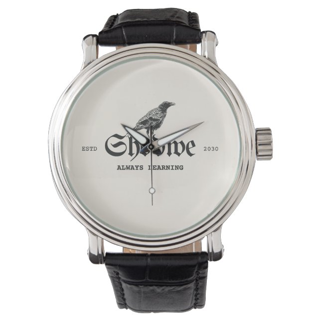 Raven Crest Alltid Lärande Armbandsur (Framsida)