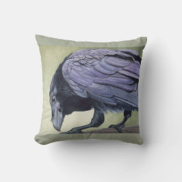 Raven Dekorativ kudde Black Kråka Diablo Art Biet
