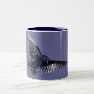 Raven Descending Två-Tonad Mugg