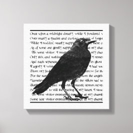 Raven Dikt Edgar Allan Poe Canvastryck