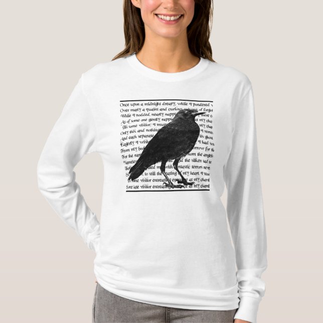 Raven Dikt T Shirt (Framsida)