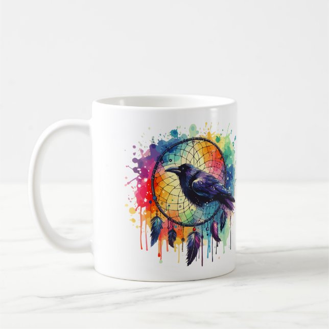 Raven Dreamcatcher Kaffemugg (Vänster)