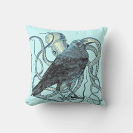 Raven Dreams of the Octopus Kudde