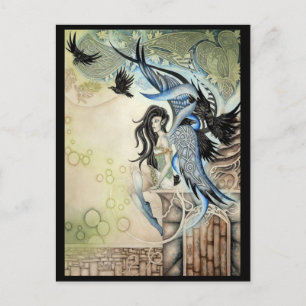 Raven Fe Vykort