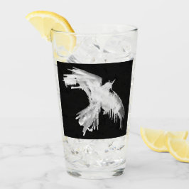 Raven Flight White Solo Drinking Glass Glaskopp